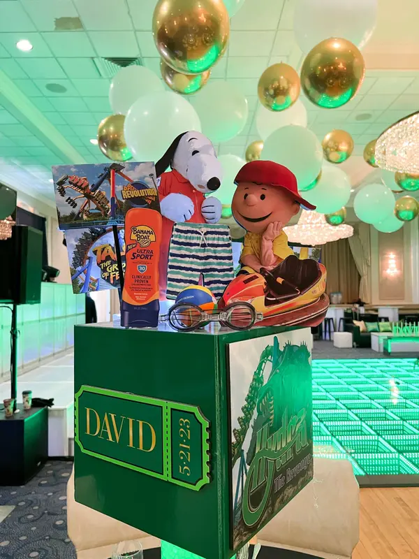 Amusement Park Themed Centerpiece