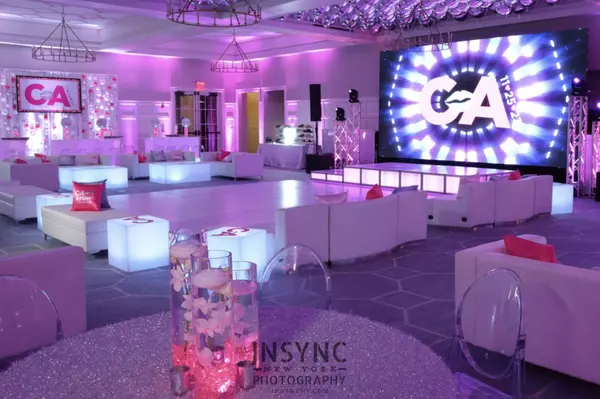 Club Themed Bat Mitzvah Lounge