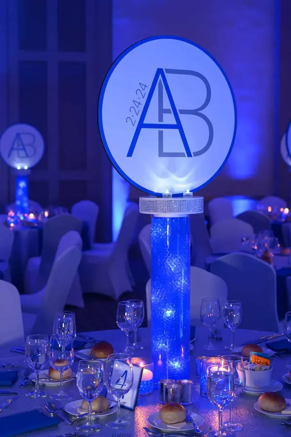 LED Logo Centerpiece