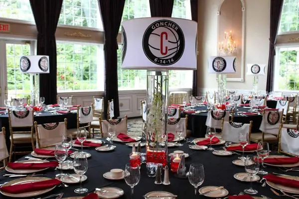 Bar Mitzvah Lampshade Centerpiece