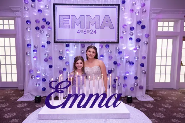 Purple Glitter Candle Lighting