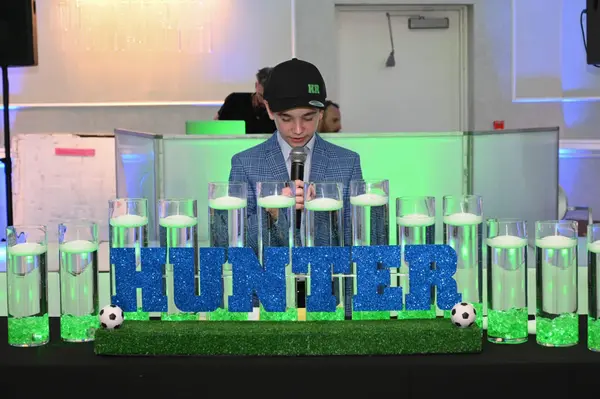 Soccer Candle Lighting Display