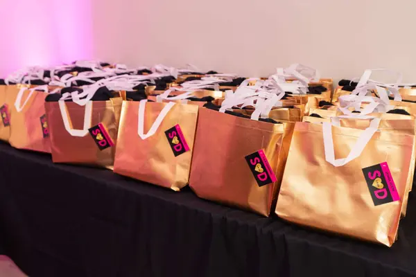 Gold Favor Bags