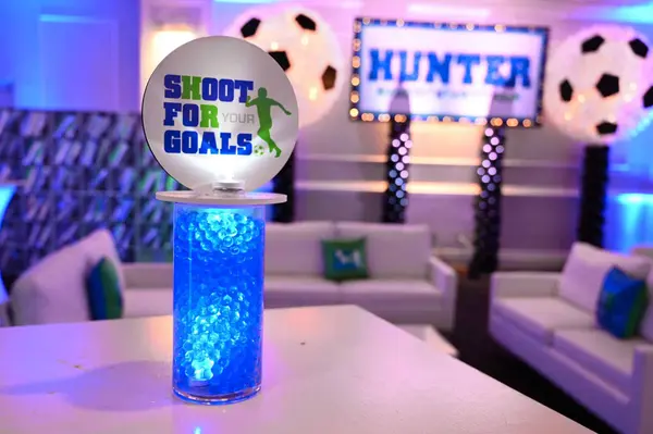 Soccer Lounge Centerpiece