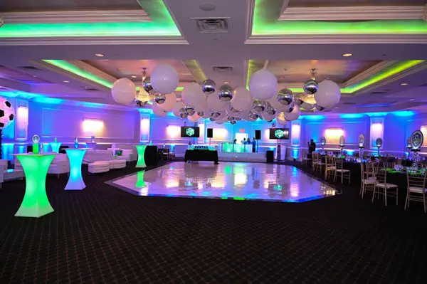 Blue Uplighting