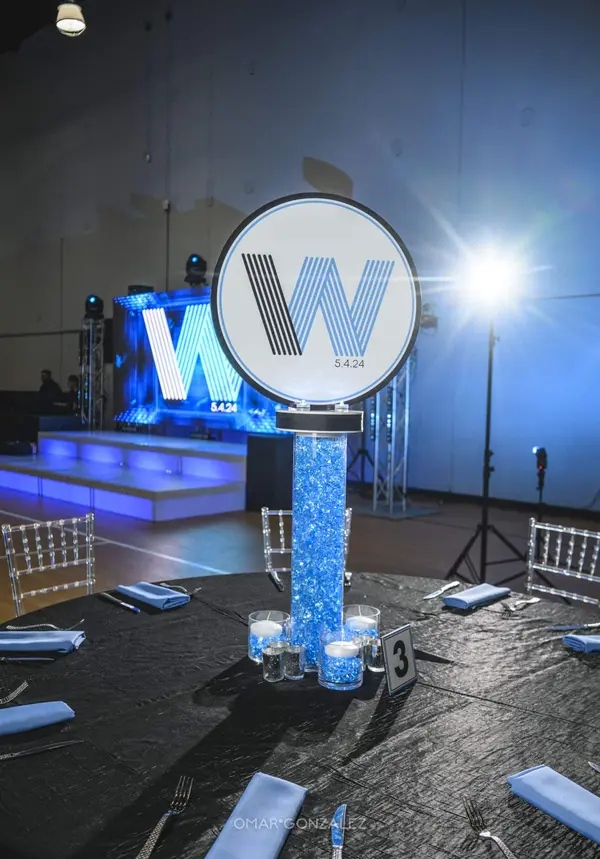 LED Logo Centerpiece