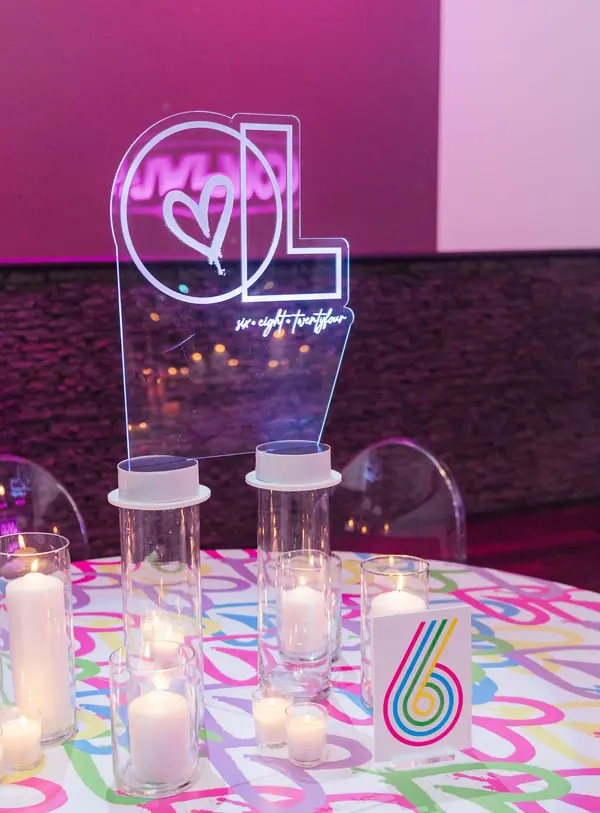 Neon Centerpiece