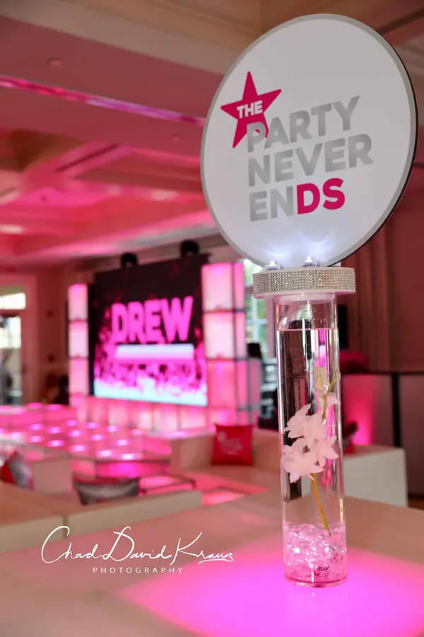 Orchid Logo Centerpiece