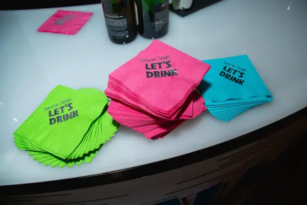 Neon Cocktail Napkins