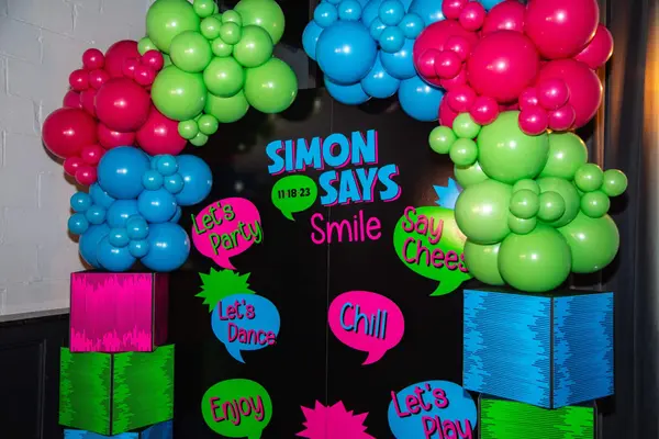 Neon Photo Booth Backdrop