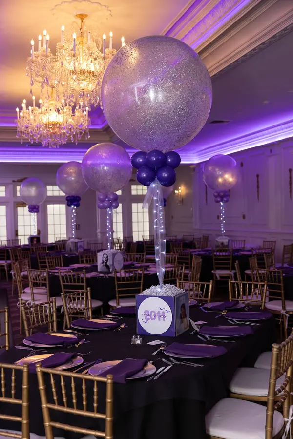 Sparkle Balloon Centerpieces