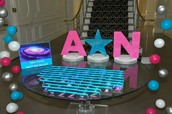 Galaxy Themed Entrance Decor