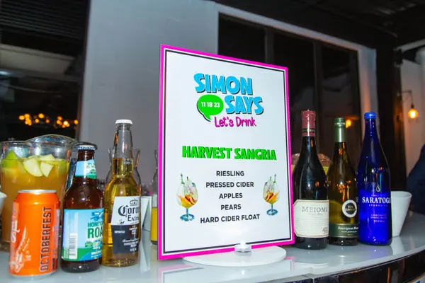 Bar Mitzvah Drinks Sign