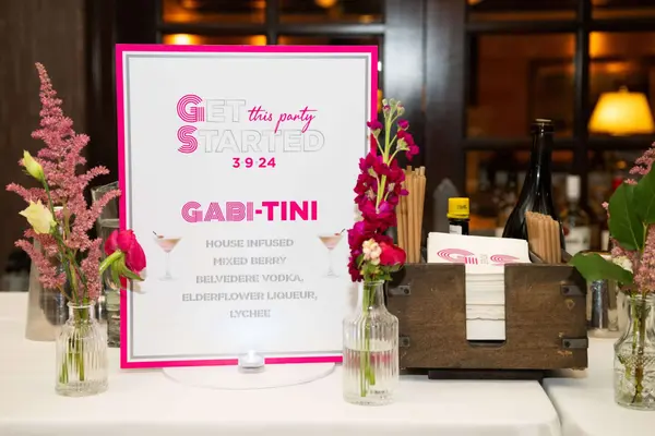 Bat Mitzvah Signature Drink Sign