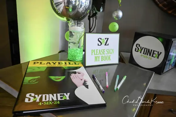 Wicked Themed Sign in Book