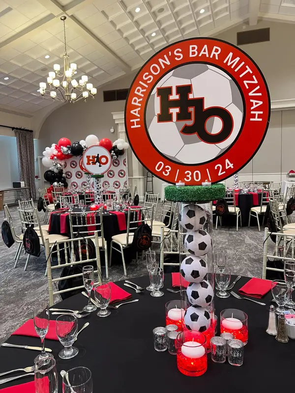 Soccer Themed Centerpiece