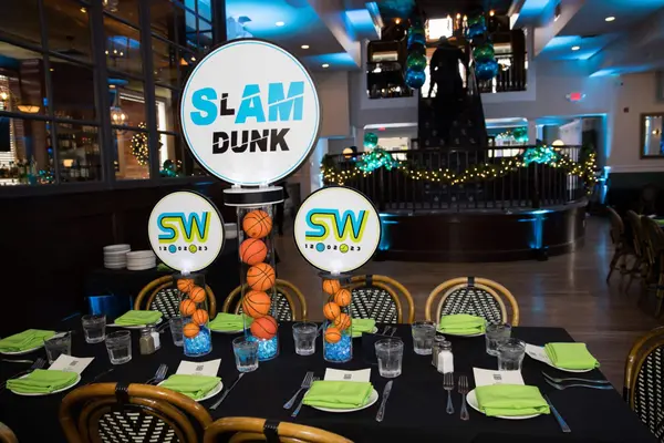 Basketball Themed Centerpiece