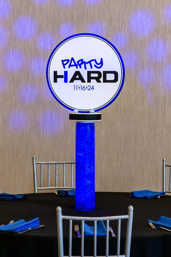 LED Logo Topper with Gems