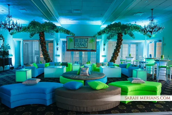 Tropical Island Themed Lounge