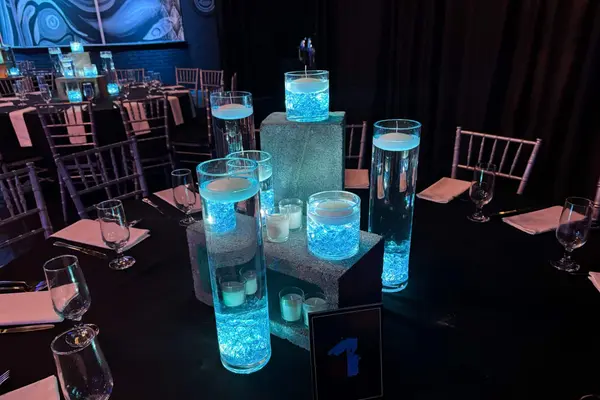 Cinder Block Centerpiece