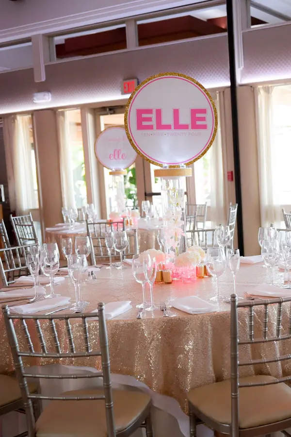 Orchid Logo Centerpiece