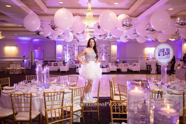 Wire Centerpieces with Logo Topper