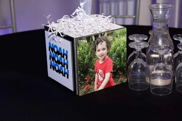 Photo Cube Centerpiece