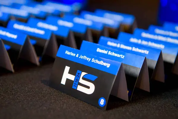 Blue Place Cards