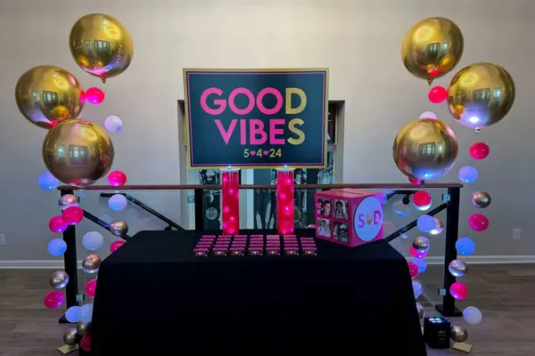 Pink and Gold Bat Mitzvah