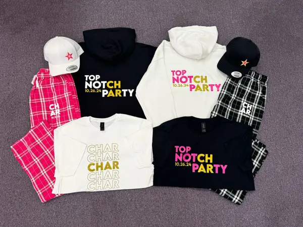 Pink and Gold Swag Design