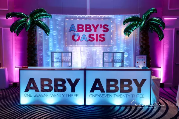 Custom Beach Themed LED Bar