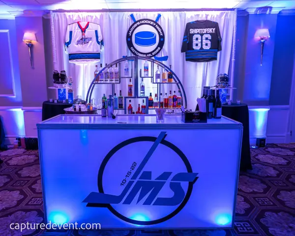 Hockey Themed Bar Decor