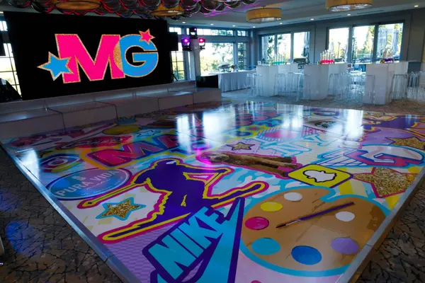 Custom Dance Floor Wrap