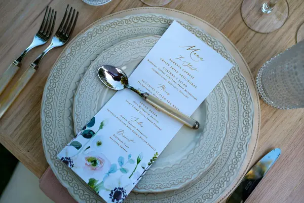 Wedding Menu Design