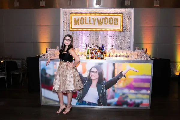 Hollywood Themed LED Bar