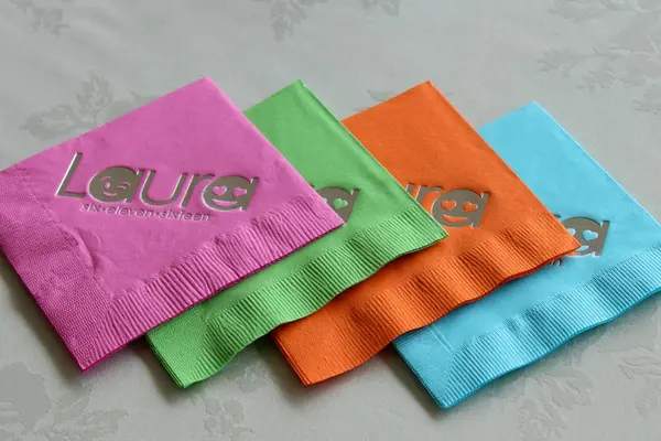 Neon Cocktail Napkins
