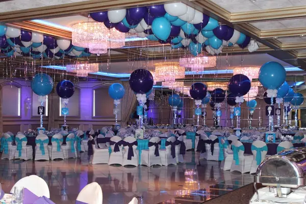 Purple and Turquoise Bat Mitzvah