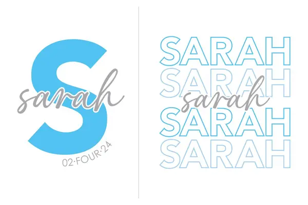 Bat Mitzvah Name Logo