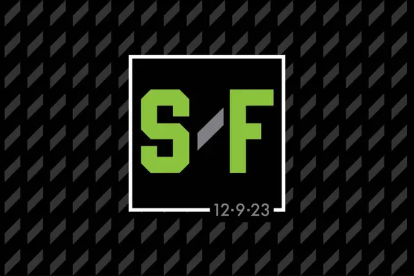 Neon Initials Logo