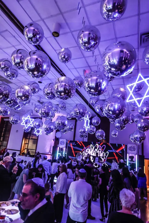 Silver Balloon Ceiling Decor