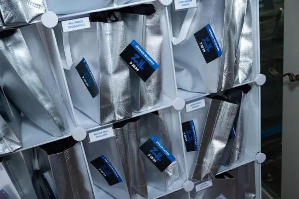 Silver Favor Bags