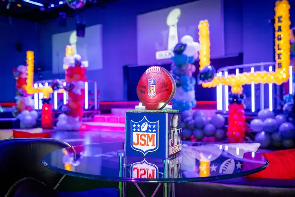 Football Cube Centerpiece