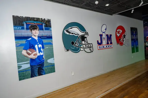 Football Blow Up Photos