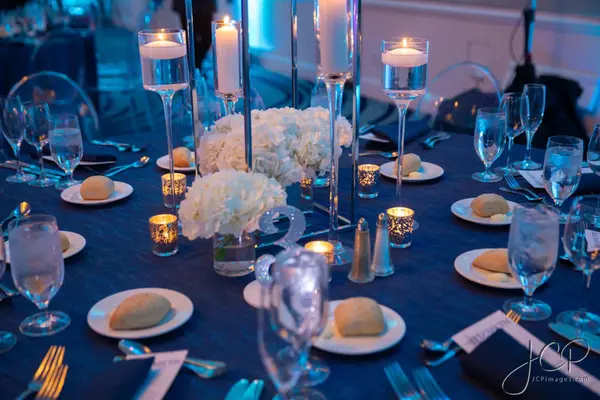 Candle Flower Centerpiece