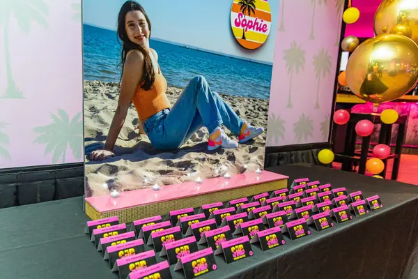 Beach Theme Seating Card Display