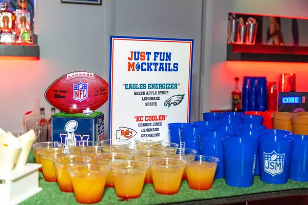 Super Bowl Mocktail Sign
