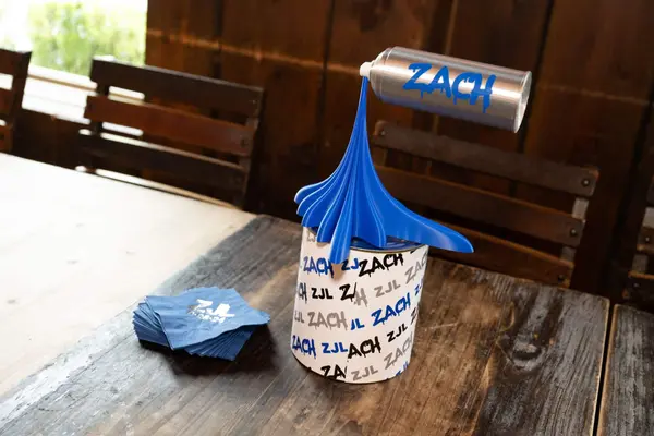 Graffiti Themed Centerpieces
