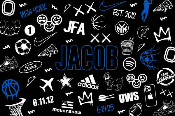 Boy Collage Logo