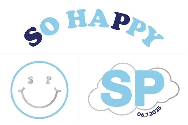 Cloud Themed Bat Mitzvah Logo