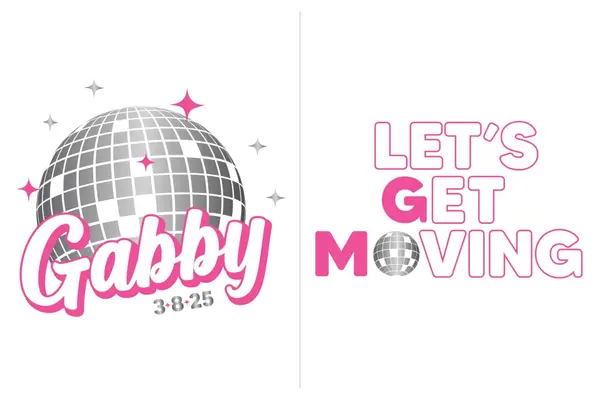 Disco Ball Bat Mitzvah Branding